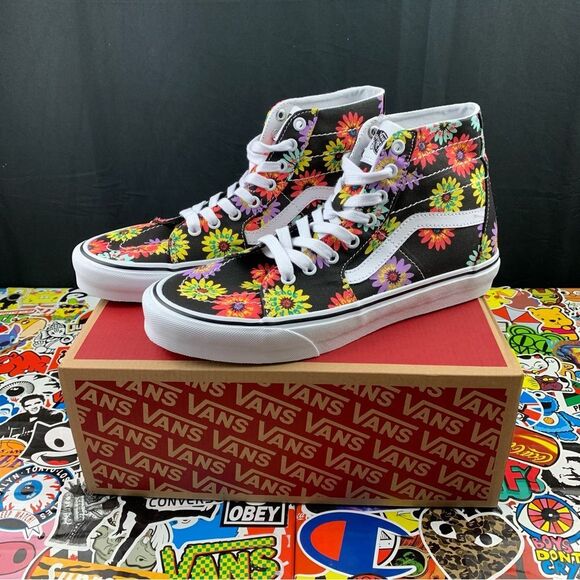 Vans Sk8-Hi Tapered Retro Floral Womens Various Sizes - Picture 1 of 14